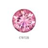 Gemstones CZ Round cubic zirconia Pink