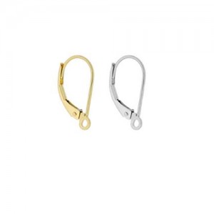 18ct Lever back Shephard hook