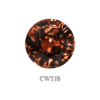 Gemstones CZ Round cubic zirconia coffee brown