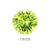 Gemstones CZ Round cubic zirconia peridot