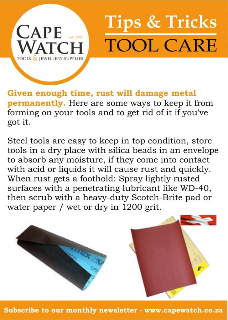 Tools a little rusty?
