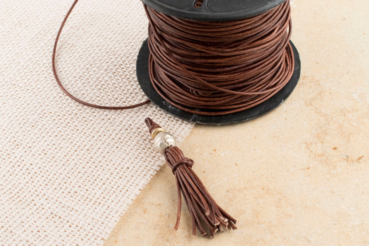 Leather thread