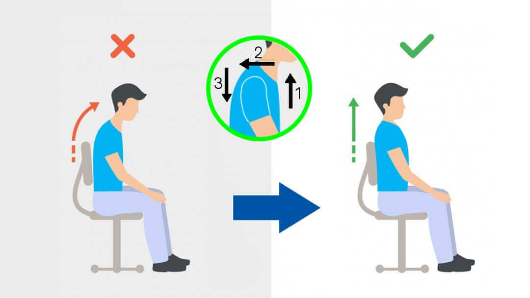 Correct posture at your workbench