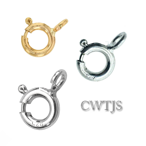 Clasp Silver White Yellow Gold 9 & 18ct