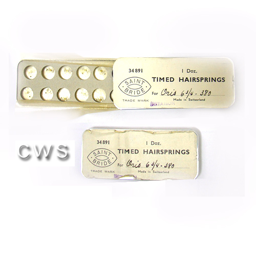 Miniature Hairsprings per box