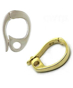 Silver White & Yellow Gold 9 Carat Bale Enhancer 13mm