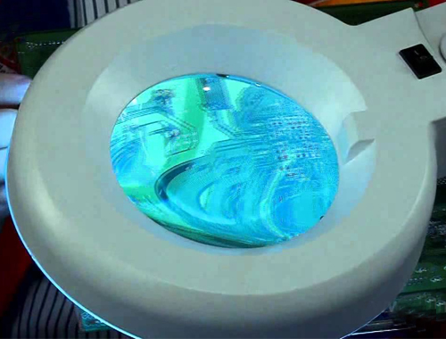 Illuminated Magnifier Lamp 120mm Lens - Image 3