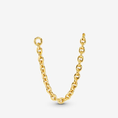 Safety Chain Silver & 9 Carat Gold - Image 3