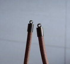 Tube end findings silver 