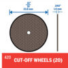 Dremel 420 15/16" Cut-off Wheels 20 Pack