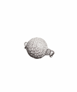 Pearl Clasp STG Ball CZ 11.50mm