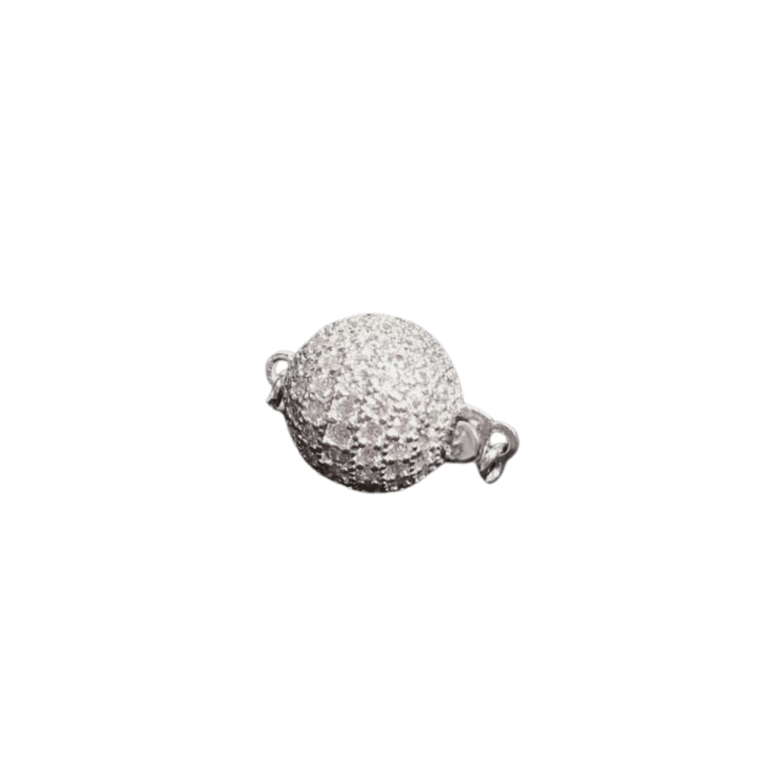 Pearl Clasp STG Ball CZ 11.50mm