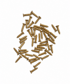 Screws Brass Flat Head 3.80mm Ø x 10mm Length 50 Pieces