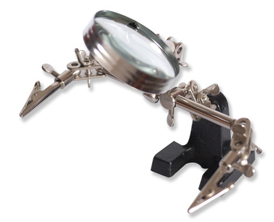 Magnifying Glass with 2 Clamps Magnifying Glass 60mm Lens